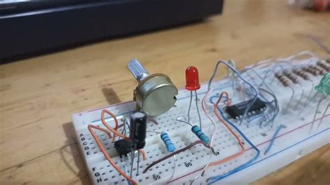 Secuencia De Leds Con Integrado Y En Protoboard Youtube