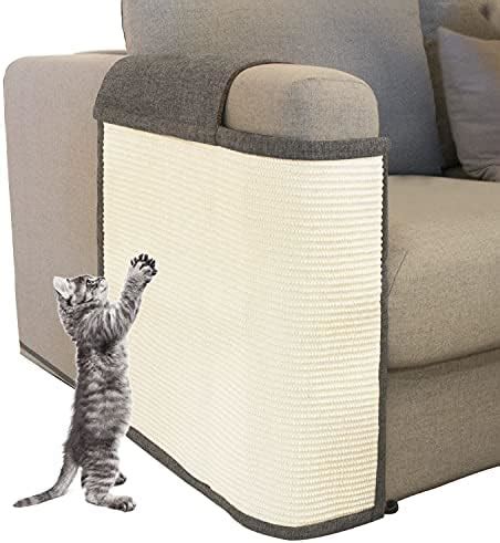 Amazon Navaris 2X Cat Scratch Mats Sofa Protector Natural Sisal