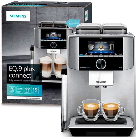 Siemens TI9578X1DE EQ 9 Plus Connect S700 Vollautomat Edelstahl