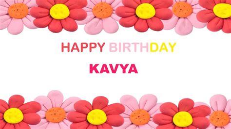 Kavya Birthday Postcards And Postales Happy Birthday Youtube