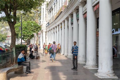 Connaught Place In New Delhi India Editorial Stock Photo Image Of