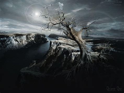 Dark Surreal Art Surreal Fantasy Island Hd Wallpaper Pxfuel