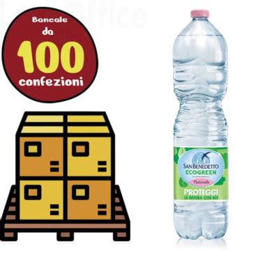 Bancale Confezioni Da Bottiglie Ecogreen Da L Di Acqua