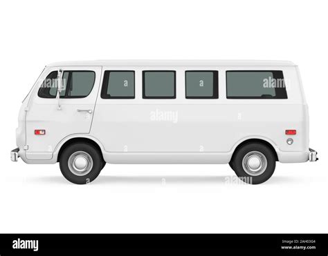 Old Van Isolated Stock Photo Alamy