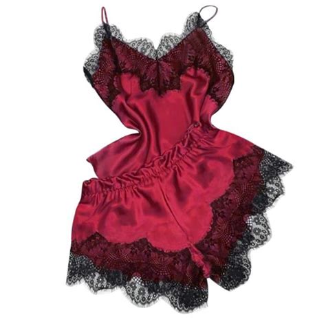 Mode Sexy Dentelle V Tements De Nuit Lingerie Tentation Nuisette Sous