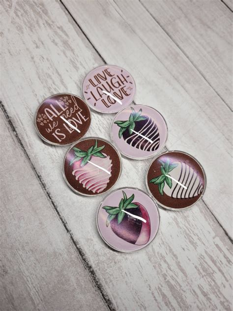 Valentines Chocolate Glass Magnets Strong Love Magnets Etsy De