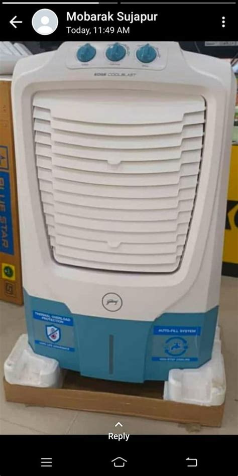 Material Plastic Desert Air Cooler 20 40 Ft At Rs 6500 Piece In