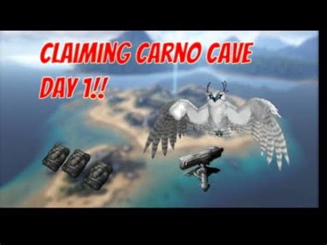 Ark Pvp Claiming And Defending Carno Cave Day Youtube