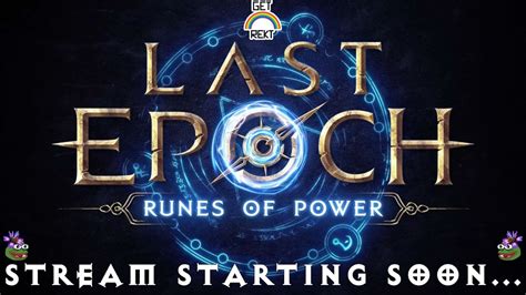 Last Epoch Livestream Hc Saf Healing Hands Paladin Youtube