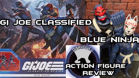 GI JOE CLASSIFIED BLUE NINJA AMAZON EXCLUSIVE TWO PACK REVIEW W