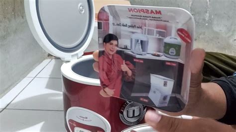 Unboxing Dan Review Maspion Magic Cooker Penanak Nasi Panci Stainless