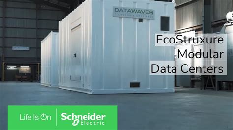 Ecostruxure Modular Data Centers Youtube