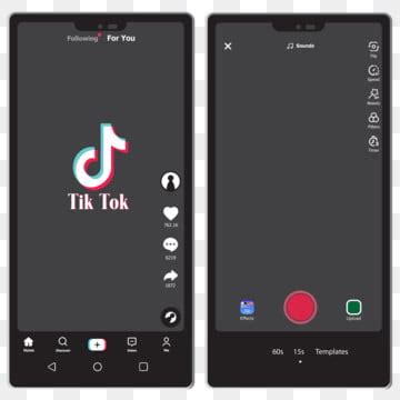 Tiktok Templates PSD, 8 Design Templates for Free Download