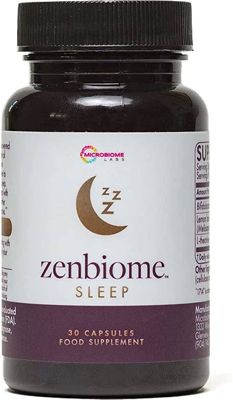 Microbiome Labs Zenbiome Sleep Sleeping Support Probiotic For Adults