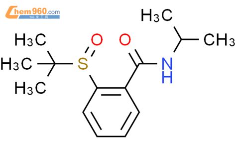 887765 34 6 Benzamide 2 [ 1 1 Dimethylethyl Sulfinyl] N 1 Methylethyl Cas号 887765 34 6