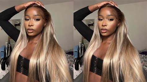 The Perfect Autumn Blonde Full Lace Frontal Wig Install Ft Westkiss Hair Youtube