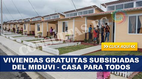 Viviendas GRATUITAS Subsidiadas Del MIDUVI Casa Para Todos 2025