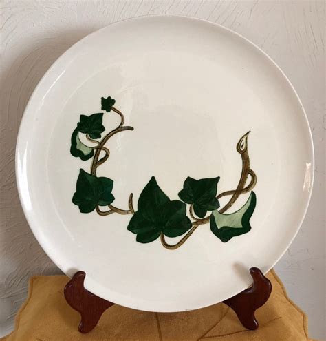 Metlox Ca Poppytrail California Ivy Pattern Round Platter Etsy