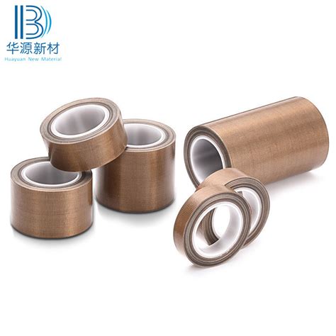 High Temperature Resistance Ptfe Coated Fiberglass Adhesive Teflon Tape