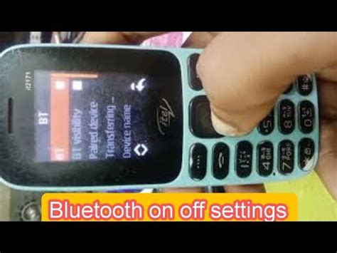 iTel it2171 BT on off iTel bluetooth on off settings আইটল বটন মবইল