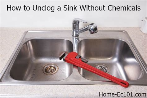 How To Unclog A Kitchen Sink Naturally Home Ec 101