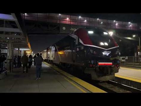 Amtrak Coast Starlight Train 14 Arriving Street Running At Oakland