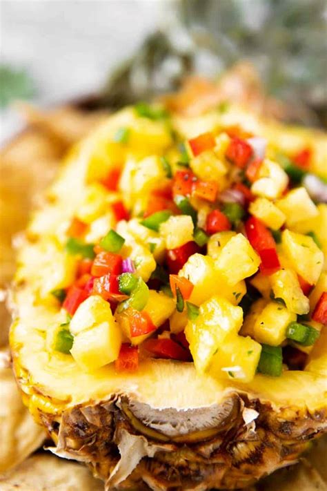 Easy Pineapple Salsa Recipe Savory Nothings