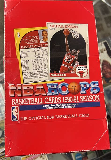 1990 91 Nba Hoops Basketball Cards Series 2 Sealed Wax Box Vintage