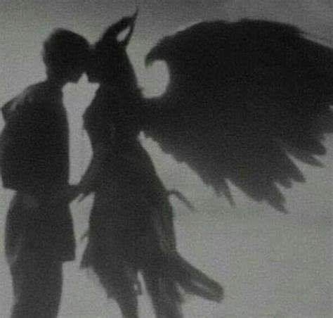 Love Aesthetic Grunge Couple Shadow Dark Tumblr Angel