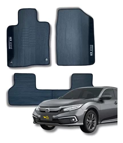 Tapete Personalizado Honda Civic 2017 A 2024 Tras Inteiriço