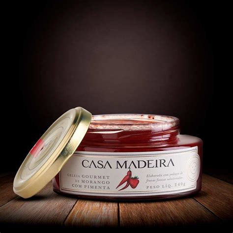 Geleia Gourmet De Morango Pimenta G Casa Madeira Casa Madeira