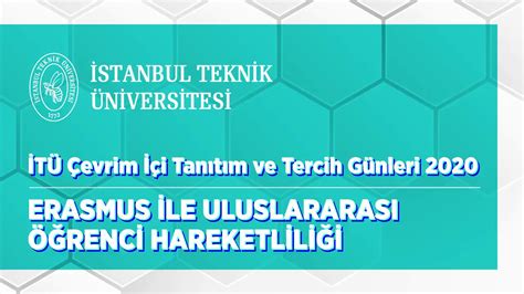 T Stanbul Teknik Niversitesi On Twitter T De Erasmus Ile