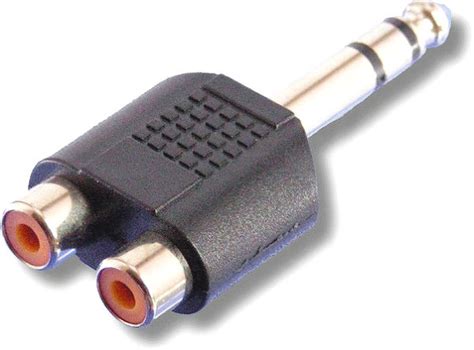 SVD Pro Jack 6 35 stéréo mâle 2 x RCA femelle Adaptateurs audio