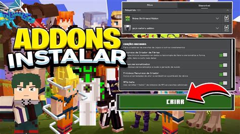 Como Instalar Addons No Minecraft Pe Bedrock Youtube