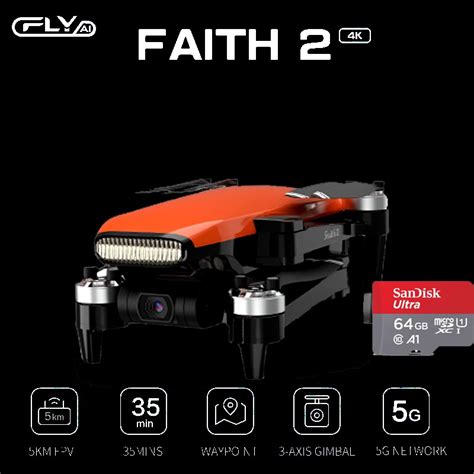 Original C Fly Faith Camera Hd K Professional Gps Drone Axis