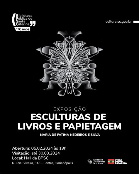 Fcc Fundação Catarinense De Cultura Exposição Esculturas De Livros