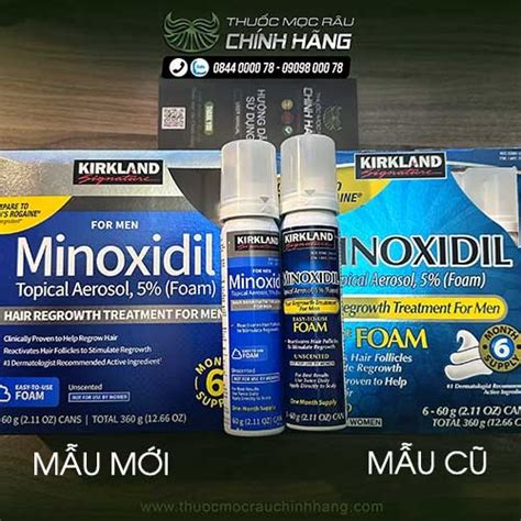 Minoxidil 5 Dạng Bọt Thuốc Mọc Râu Chính Hãng