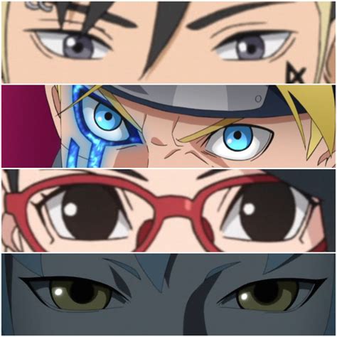 Who Has The Most Beautiful Eyes Among The New Team 7 Kawaki Rboruto