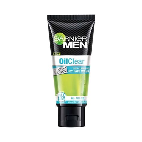 Buy Garnier Men Oil Clear Clay D Tox Deep Cleansing Icy Face Wash 50g