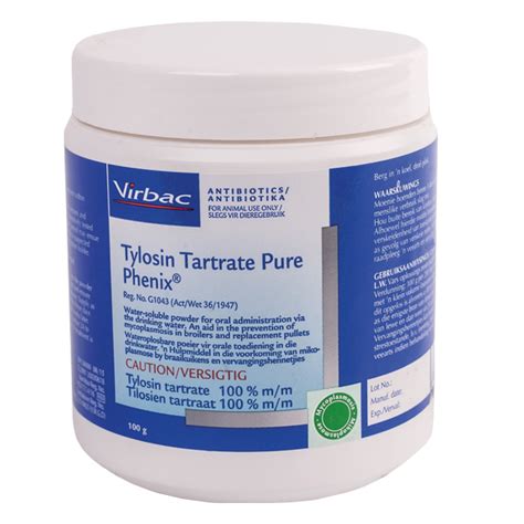 Tylosin Tartrate Pure Antibiotics For Poultry Virbac South Africa