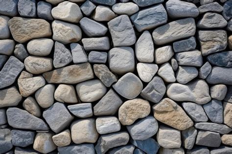 Premium Ai Image A Wall Of Rocks With The Word Rocks On It