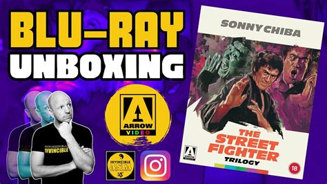 The Street Fighter Trilogy Arrow Video Blu Ray Unboxing