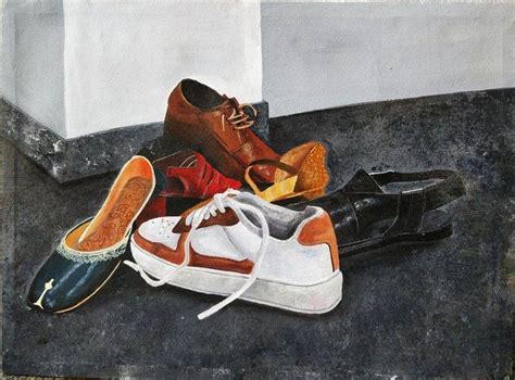 Shoes Painting by Rawaha Arshed | Saatchi Art