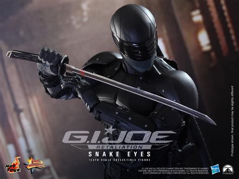 Toyhaven Preview Hot Toys G I Joe Retaliation Th Scale Snake Eyes Inch Collectible Figure