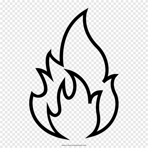 Flame Fire Clipart Black And White - Flame silhouette fire shape, black cool flame transparent ...