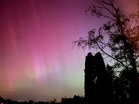 Naturph Nomen Polarlichter F Rbten Himmel Ber Vorarlberg Vol