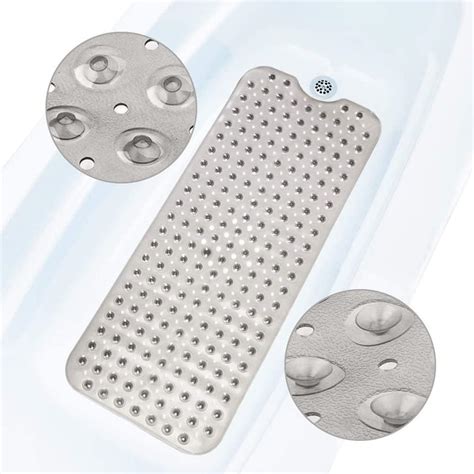 Adov Bath Mat Non Slip Anti Bacterial Bathtub Shower Safety Anti Mould