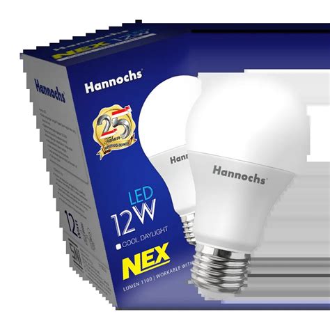 Hannochs LED NEX 12Watt LED Hemat Bergaransi 1 Tahun