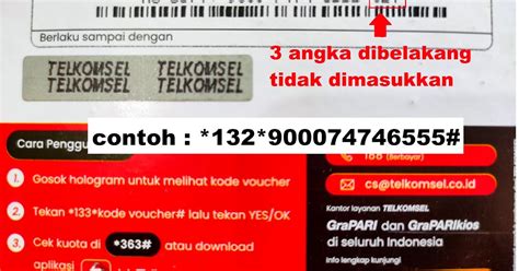 Cara Cek Masa Berlaku Voucher Fisik Telkomsel Cara Mengisi Paket Internet