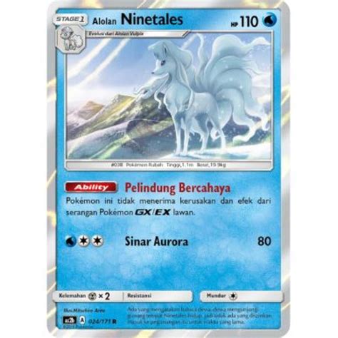 Jual Pokemon Alolan Ninetales As B R Nonfoil Card Game Di